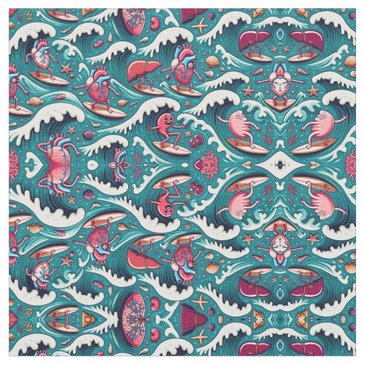 Surfen Stoff (Nahaufnahme)