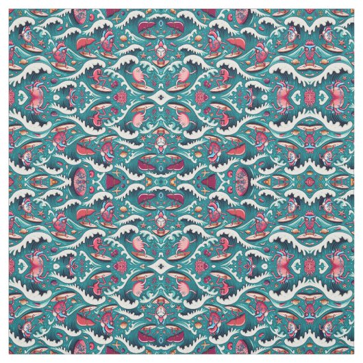 Surfen Stoff (Muster)