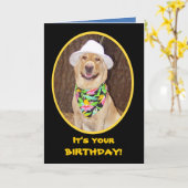 Surfen/Strand/Ozean-Geburtstag Karte (Gelbe Blume)