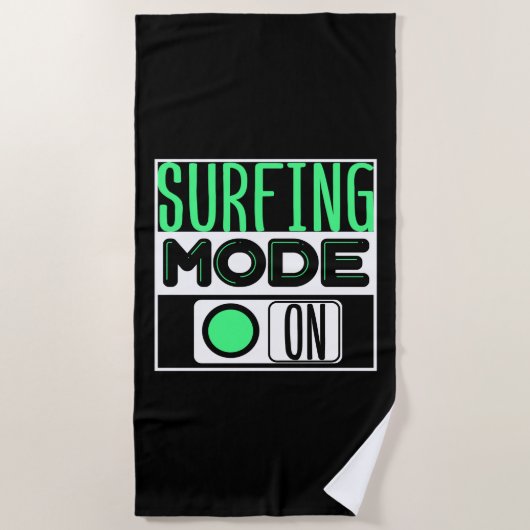 Surfen Strandtuch (Vorderseite)