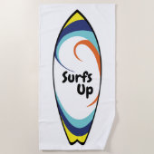 Surfen Strandtuch (Vorderseite)