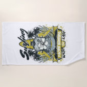 Surfen Strandtuch (Vorderseite)