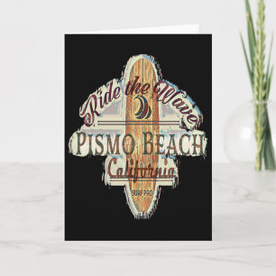Surfen, Surfbrett, Surfer Pismo Beach, Kalifornien Karte