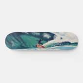 Surfen Surfer Ocean Beach Skate Board Skateboard (Horizontal)