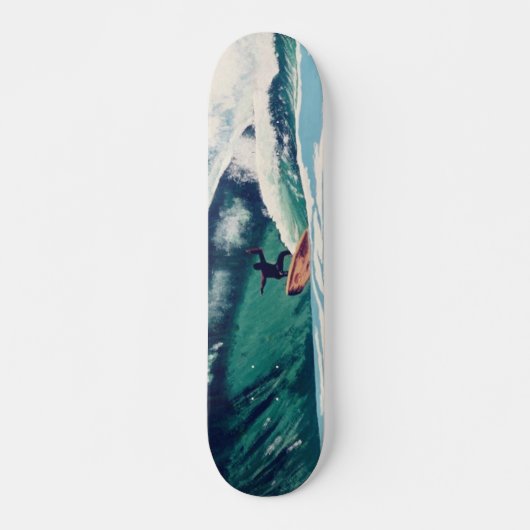 Surfen Surfer Ocean Beach Skate Board Skateboard (Vorne)