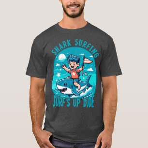 Surfen Surft Surft Typ Junge reiten 1 T-Shirt