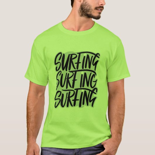 Surfen T-Shirt (Vorderseite)