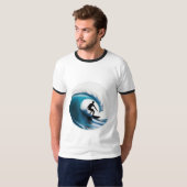 Surfen T-Shirt (Vorne ganz)