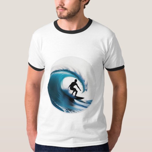 Surfen T-Shirt (Vorderseite)