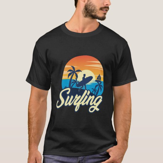 Surfen T-Shirt (Vorderseite)