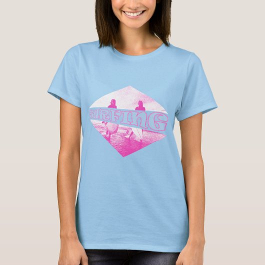 Surfen T-Shirt (Vorderseite)