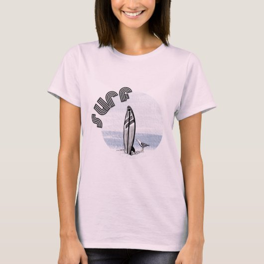 surfen T-Shirt (Vorderseite)