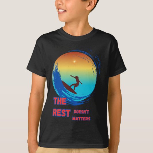 Surfen T-Shirt (Vorderseite)