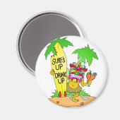 Surfen trinken magnet (Vorderseite/Rückseite)