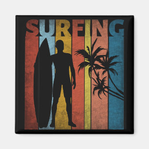 SURFEN TROPISCHER SOMMER MAGNET