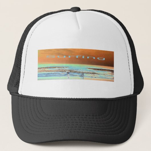 Surfen Truckerkappe (Vorderseite)