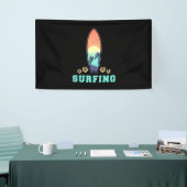 Surfen und Blume Banner (Messeveranstaltung)