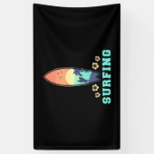 Surfen und Blume Banner (Vertikal)