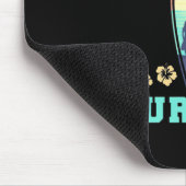 Surfen und Blume Mousepad (Ecke)
