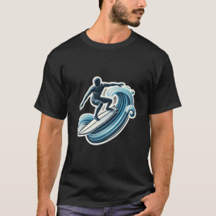 Surfen und einen T - Shirt fangen