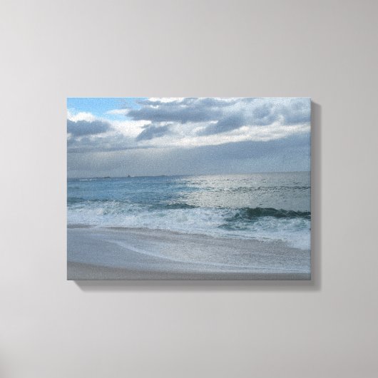 Surfen und Himmel Leinwanddruck (Vorderseite)