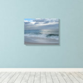 Surfen und Himmel Leinwanddruck (Insitu (Holzboden))