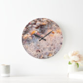 Surfen und Muscheln auf der Insel Sanibel Große Wanduhr (Zuhause)