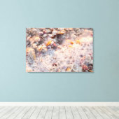 Surfen und Muscheln auf der Insel Sanibel Leinwanddruck (Insitu (Holzboden))