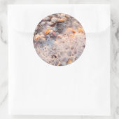 Surfen und Muscheln auf der Insel Sanibel Runder Aufkleber (Tasche)