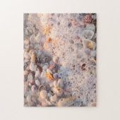 Surfen und Muscheln auf Sanibel Island Puzzle (Vertikal)