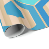 Surfen und Sand Geschenkpapier (Rolleneckpunkt)