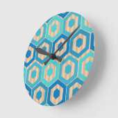 Surfen und Sand Runde Wanduhr (Winkel)