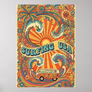 Surfen USA V09 Poster
