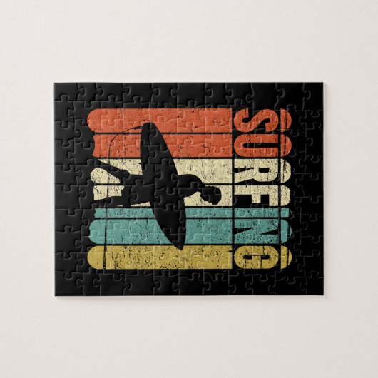 Surfen Vintag Puzzle (Horizontal)