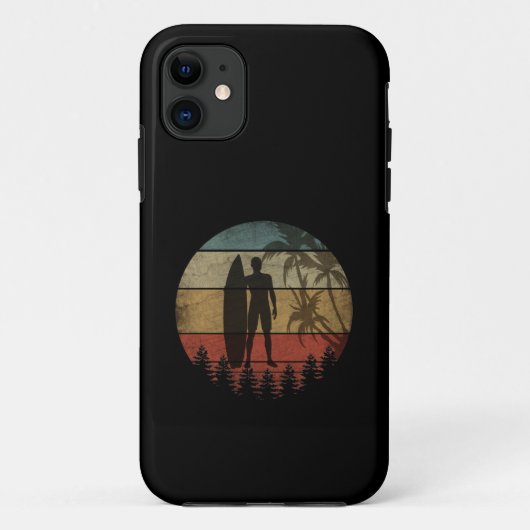 SURFEN VINTAGE Case-Mate iPhone HÜLLE (Rückseite)
