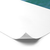 Surfen vor den Wolkenkratzern Poster (Ecke)