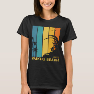 Surfen Waikiki Beach Honolulu Hawaii T-Shirt