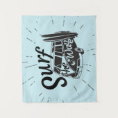 Surfen Wandteppich (Vorderseite)