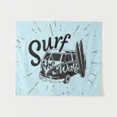 Surfen Wandteppich (Vorderseite (Horizontal))