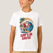 Surfen Weihnachten T-Shirt (Vorderseite)