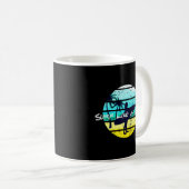 Surfen wie ein Girl Surfer Girl Geschenk Surfbrett Kaffeetasse (VorderseiteRechts)