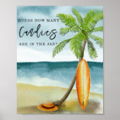 Surfen - Wie viele Bonbons sind im Glas? Poster (Vorne)