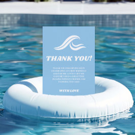 Surfen zum Geburtstag , der große Dankeskarte