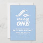 Surfen zum Geburtstag , der große Einladung (Vorderseite)