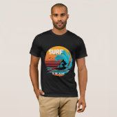 Surfen zum Leben T-Shirt (Vorne ganz)