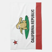 Surfende Cali Trägheit Handtuch (Vertikal)