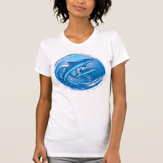 Surfende Delphine T-Shirt