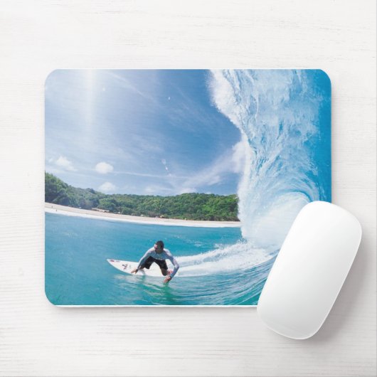 Surfende Fantasie Mousepad (Mit Mouse)