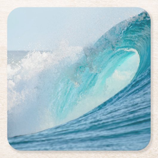 Surfende Fasswelle, die Untersetzer bricht (Vorderseite)