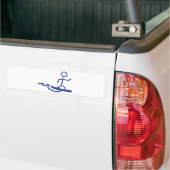 surfende Ikone des Surfers Autoaufkleber (Auf Lkw)
